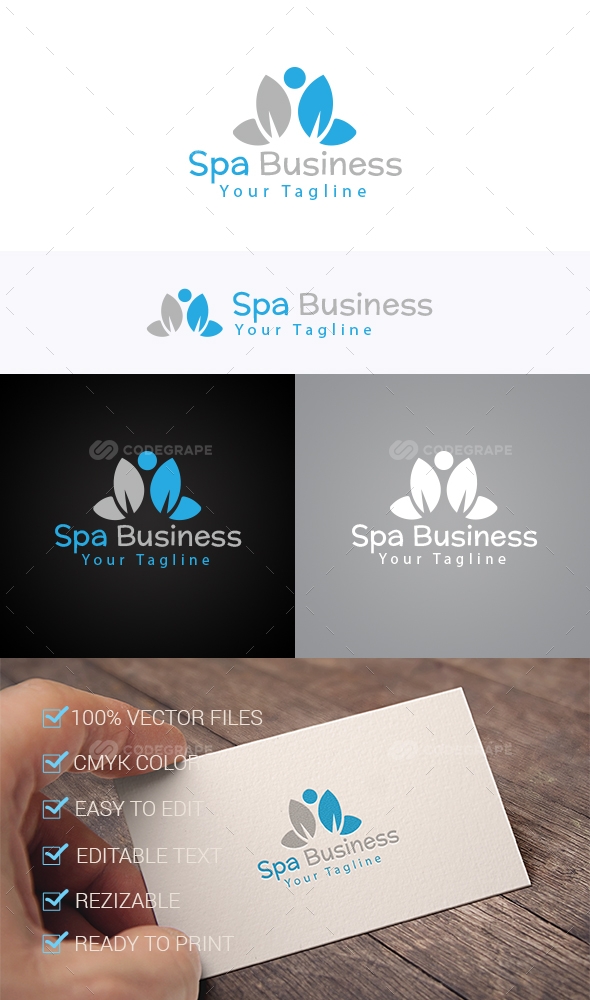 Spa Business Logo Template