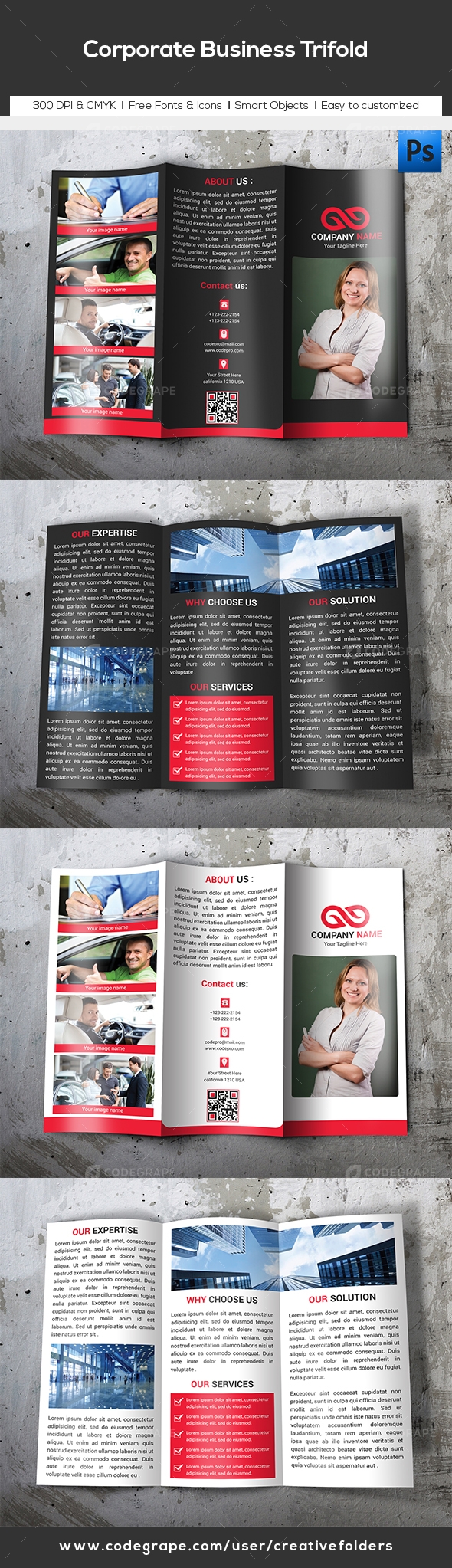 Corporate Business Trifold