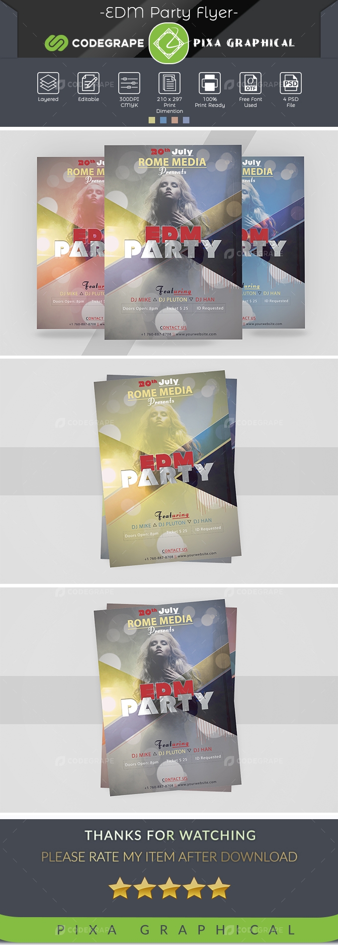 EDM Party Flyer Ultimate Pack