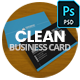 Clean QR Business Card