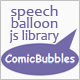 ComicBubbles - Speech Balloon JavaScript Library