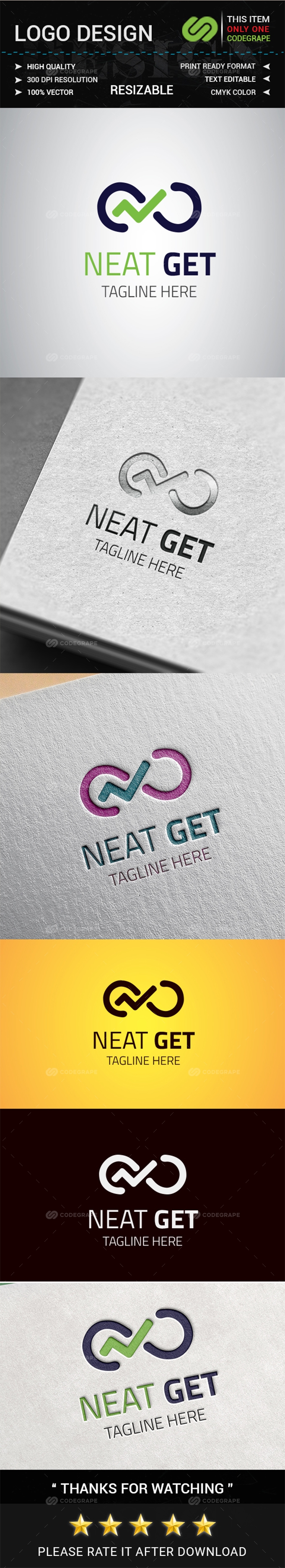 Neat Get Logo Design