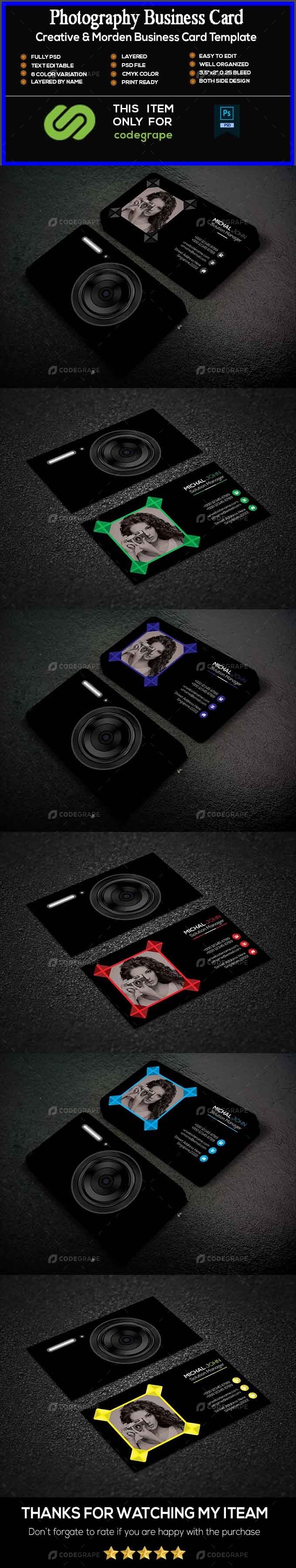 Photography Business Card