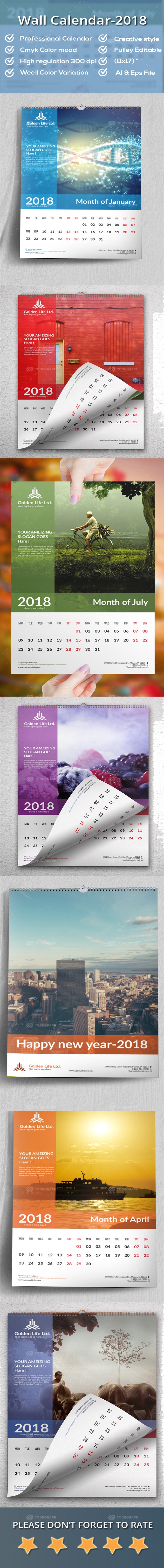 Wall Calendar 2018