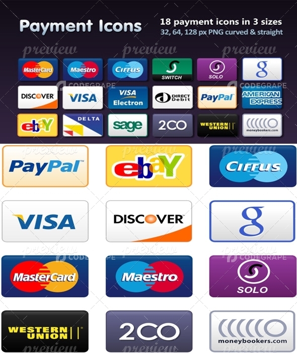 Payment Icons Set