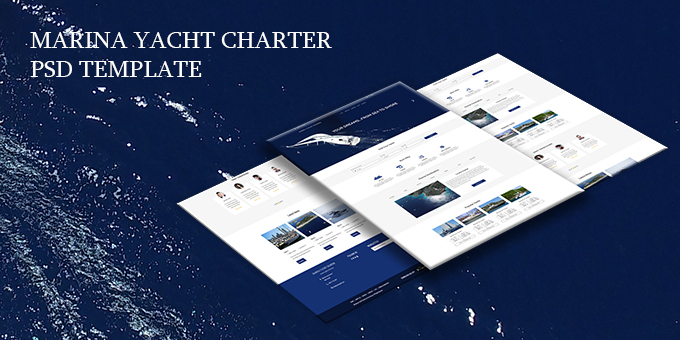 Maina Yacht Charter PSD Template