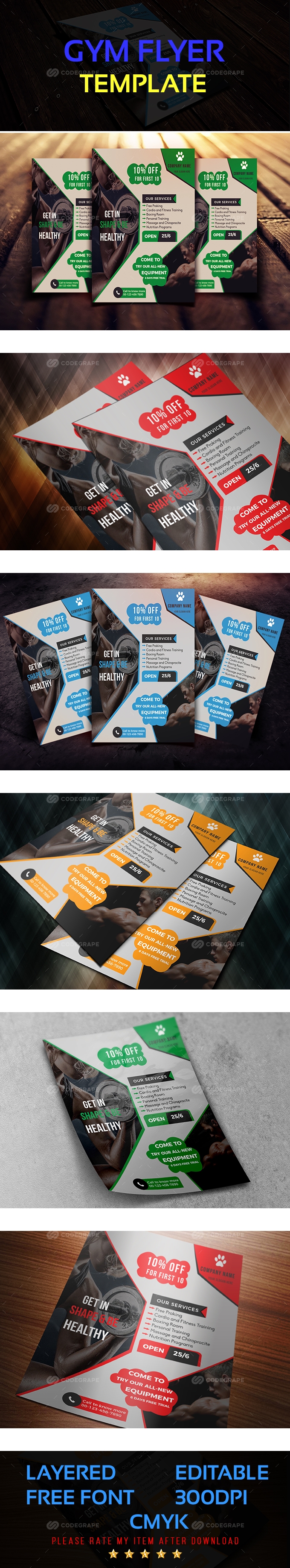 GYM Flyer Template