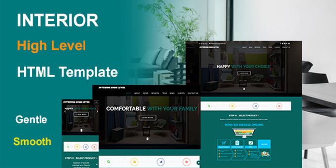 Interior High Level One Page HTML Template
