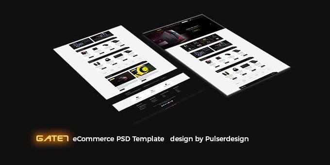 Gate 7 eCommerce PSD Template