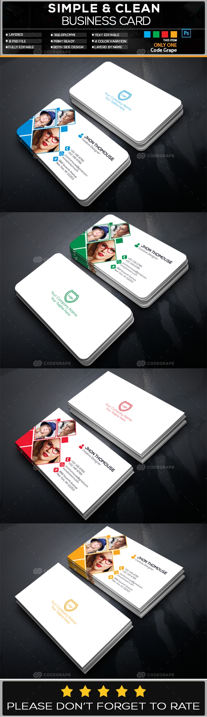 Photography Business Card Vol - 3