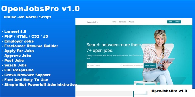 OpenJobsPro - Laravel Online Job Portal