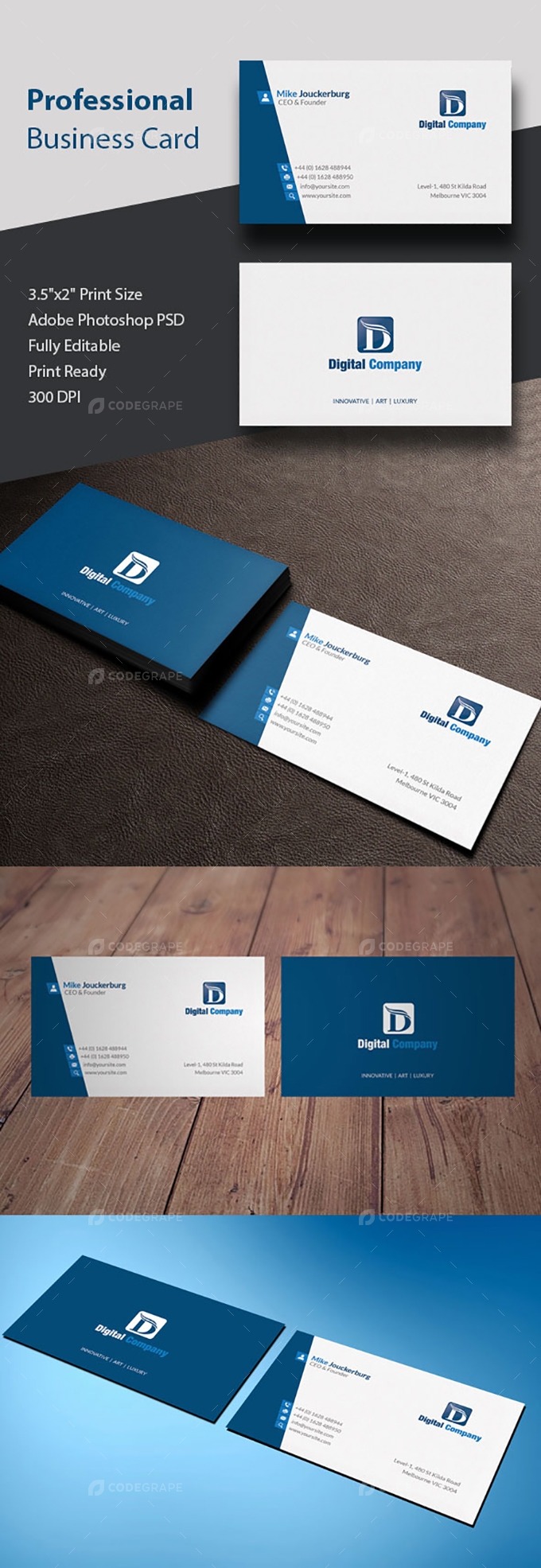 Professional Business Card Design