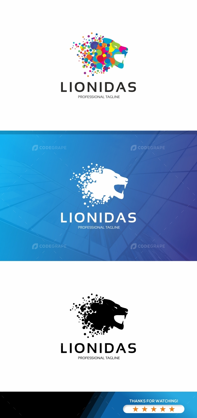 Lionidas Lion Logo