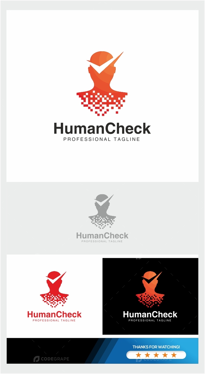 Human Check Logo