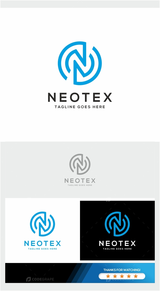 Neotex N Letter Logo