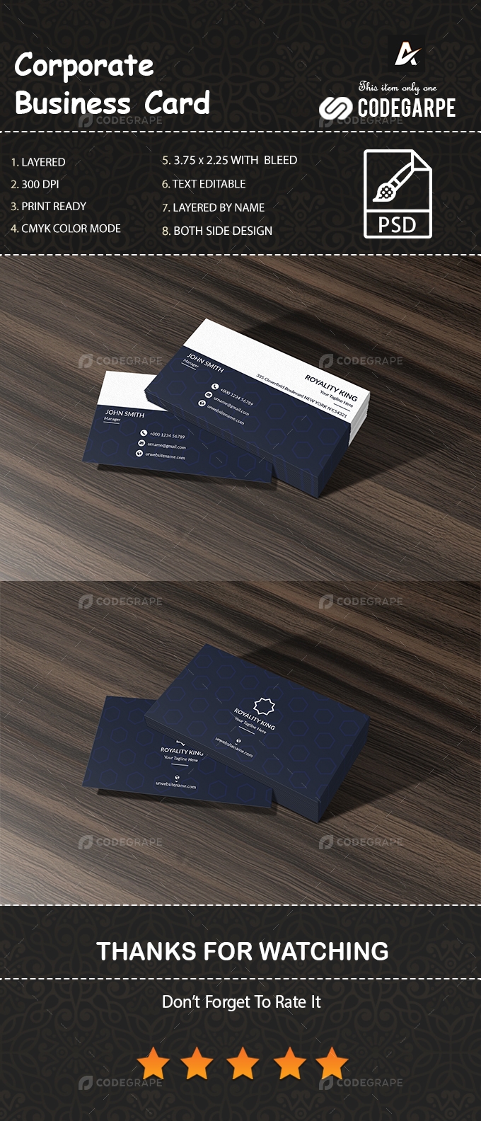 Corporate Business Card [VOL-5]