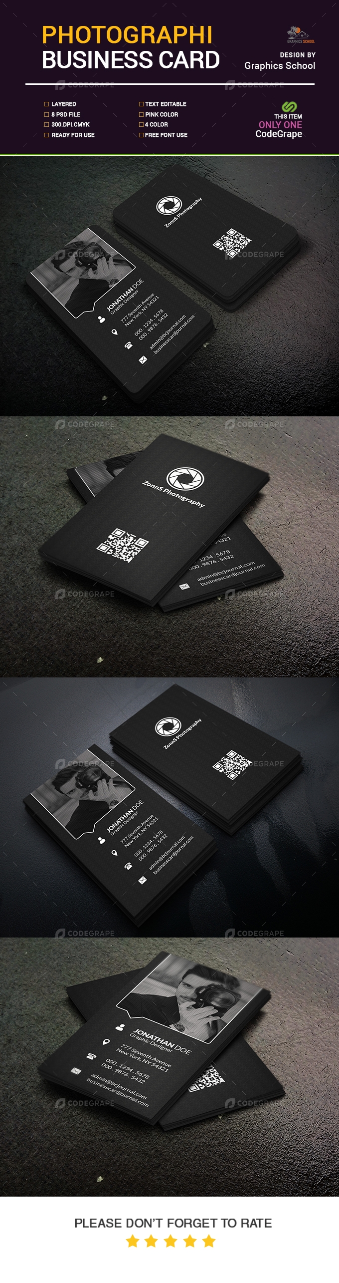 Photographic Business Card