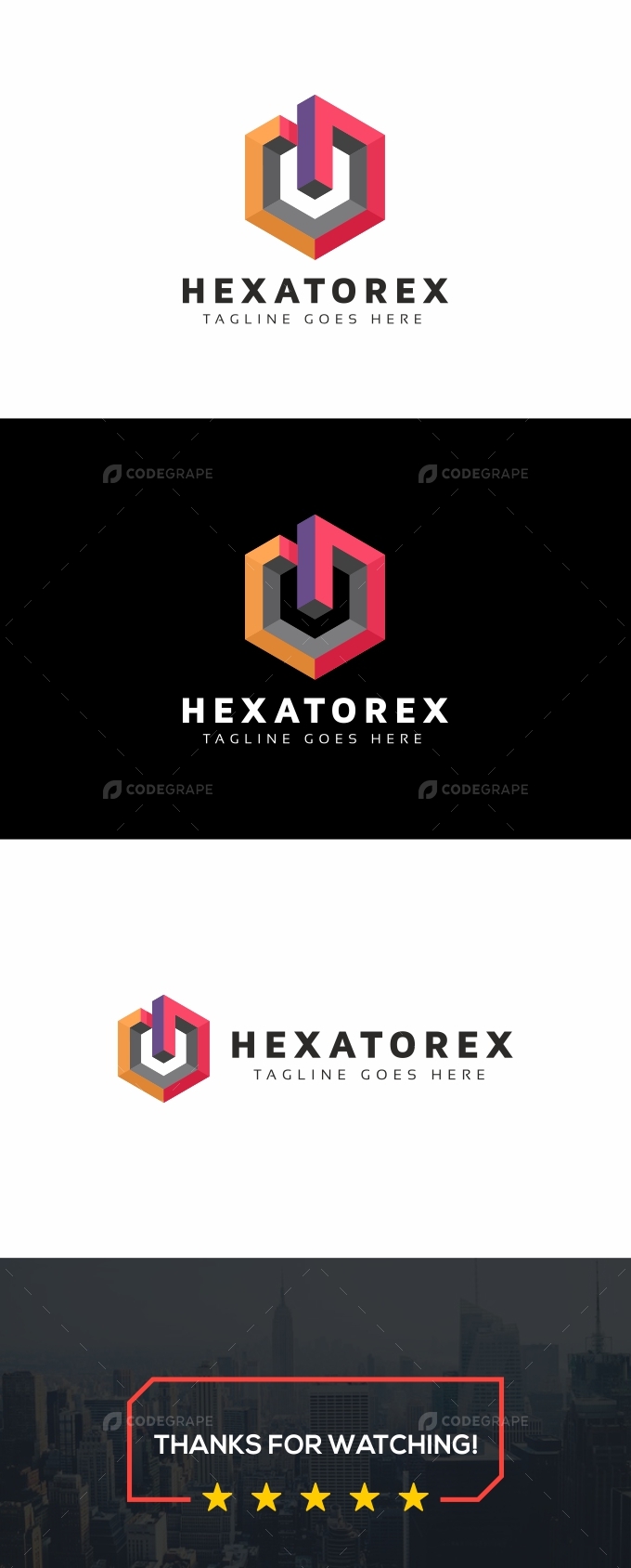Hexagon 3D Logo