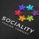 Sociality - Human Social Logo