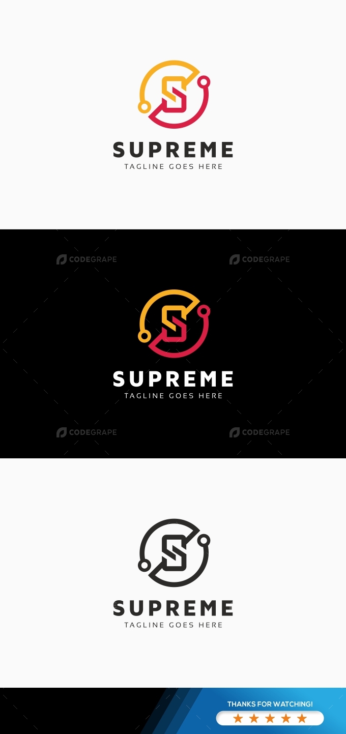 Supreme S Letter Logo