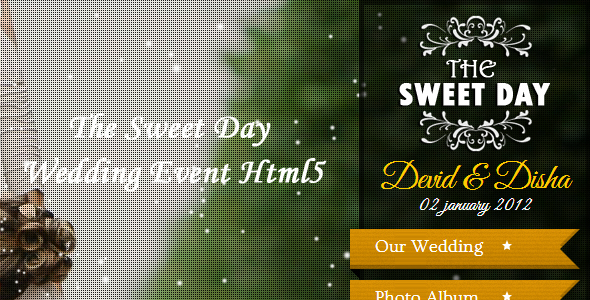 The Sweet Day Wedding Event Html