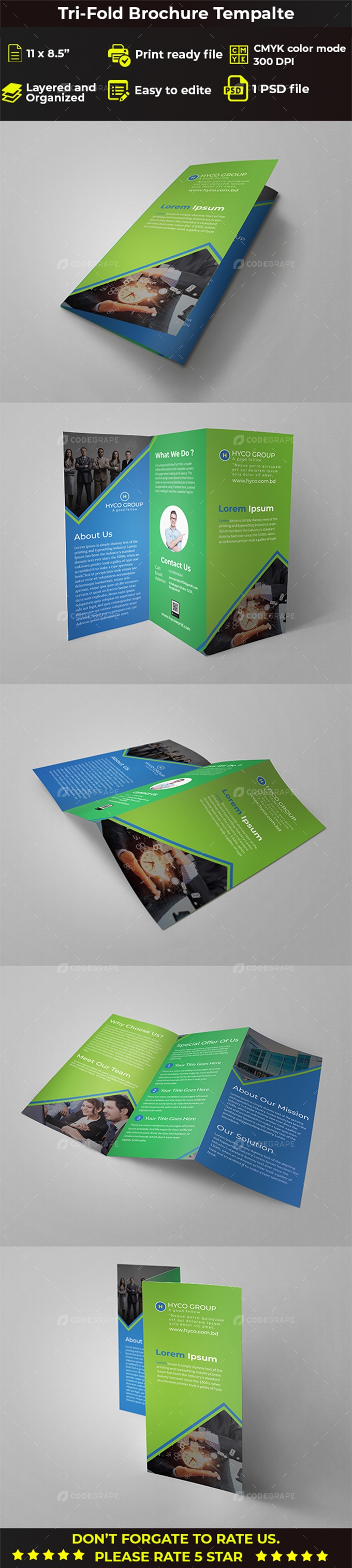 Business Tri-fold Brochure
