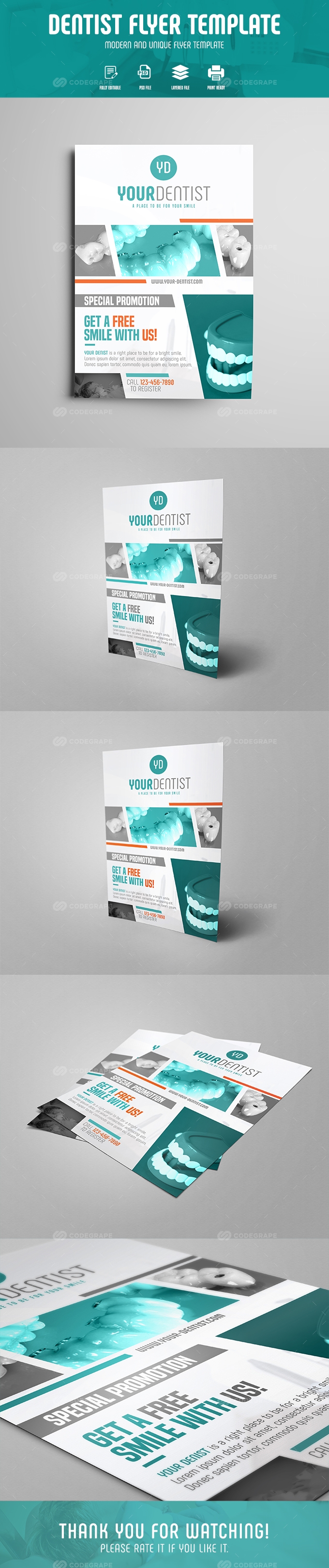 Dentist Flyer Design