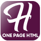 Harper One Page HTML Portfolio Template