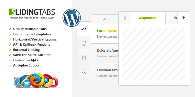 Sliding Tabs WordPress Plugin