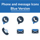 Phone And Message Icons