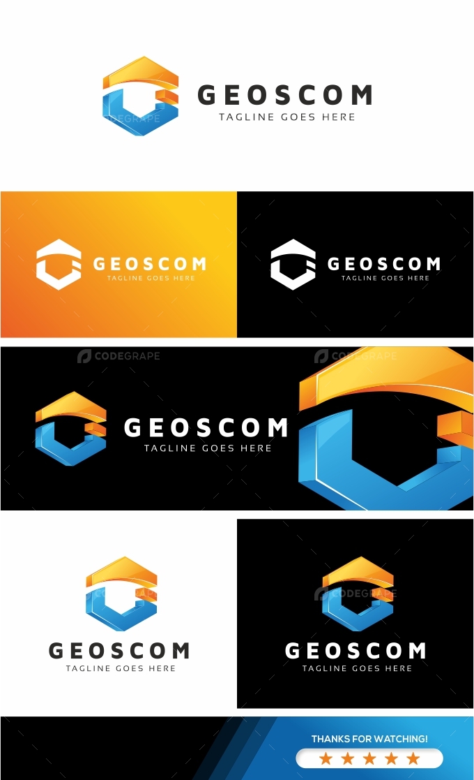 Geoscom G Letter Logo