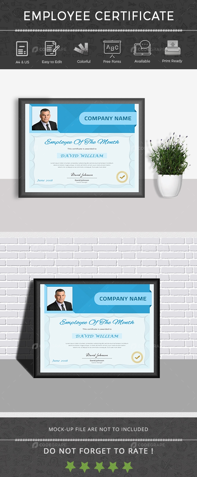 Employee Certificate