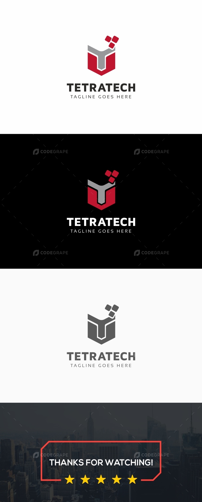 Tetratech Shield T Letter Logo