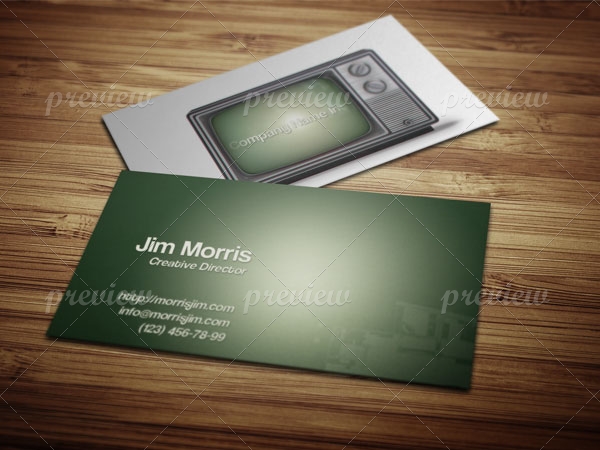 Old Retro Business Card