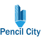 Creative Pencil City Logo design