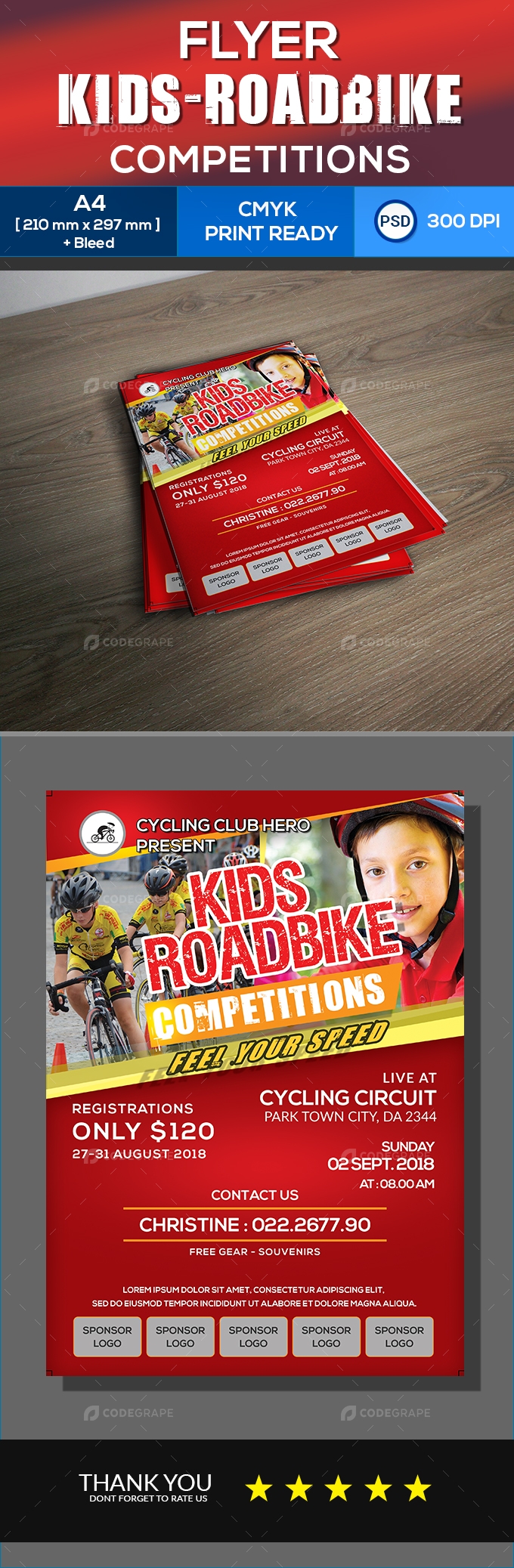 Kids Roadbike Competitions Flyer