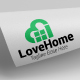 Love Home Logo | Property and Real Estate Logo