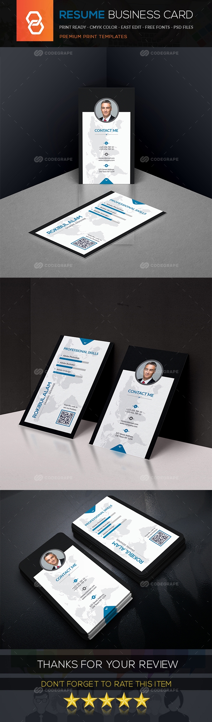 Resume Business Card
