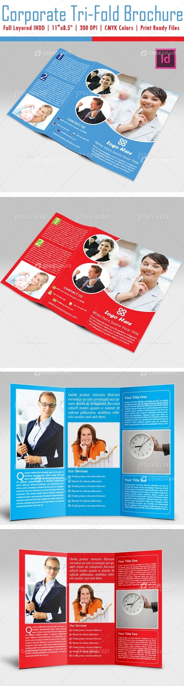 Corporate Tri-Fold Brochure