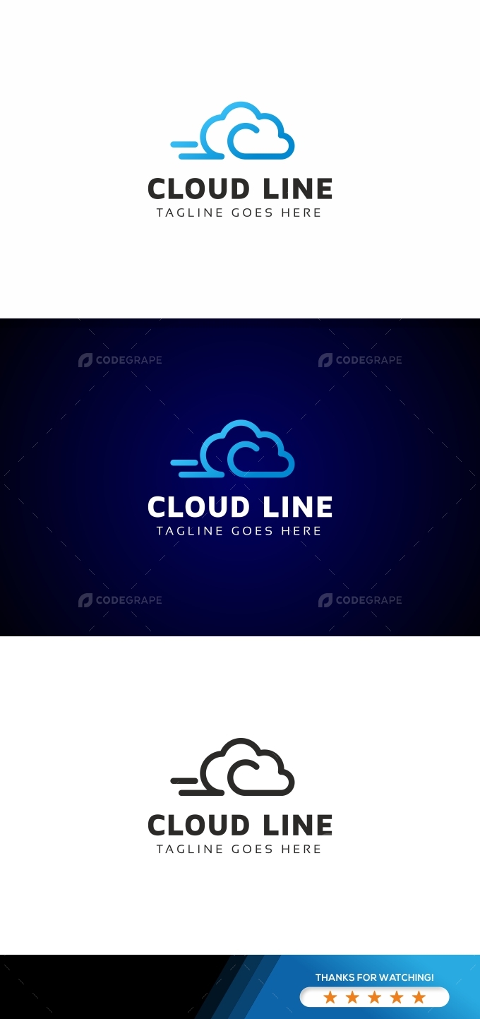 Cloud Line Logo