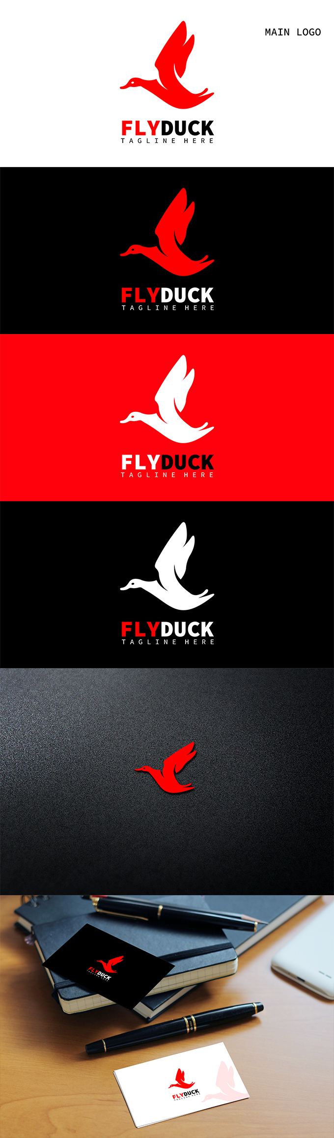 Flyduck Logo Design