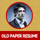 Old Paper Resume