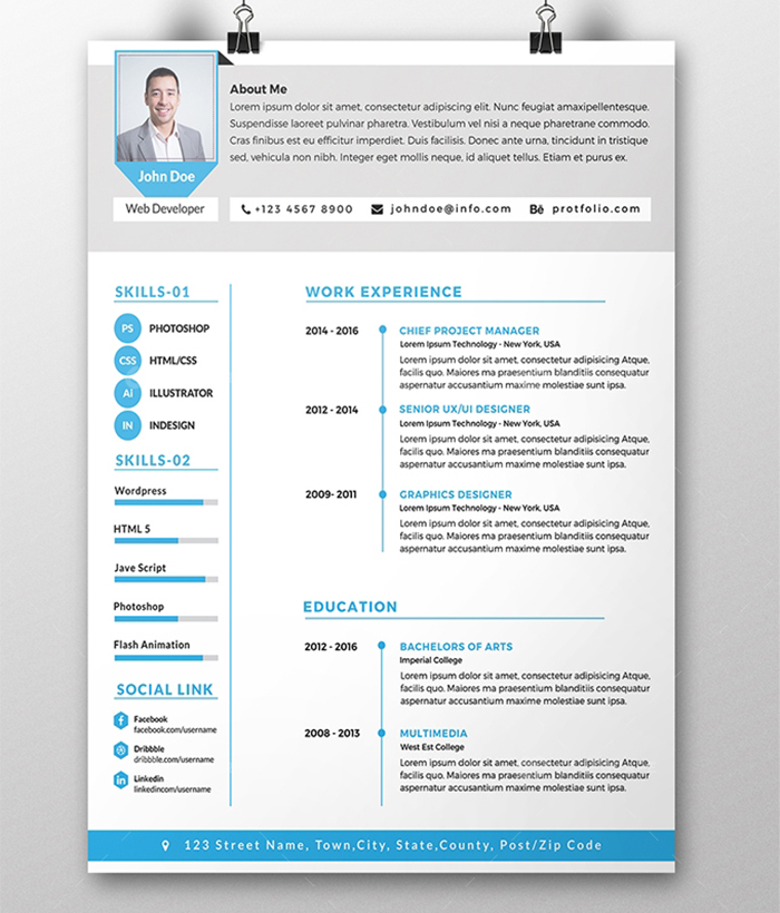 100 Open Office Resume Templates with Extended License - Only $19 ...