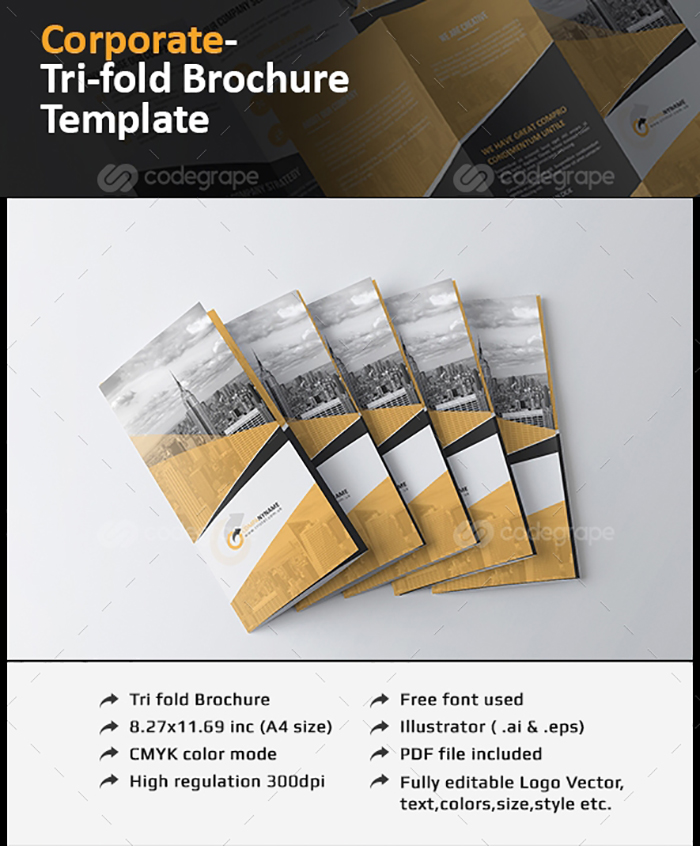 Multi-page brochures that work well for real estate and other industries.